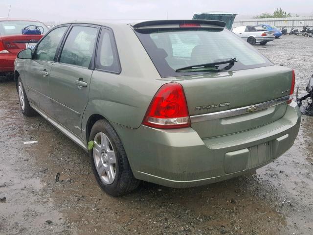 1G1ZT63886F125684 - 2006 CHEVROLET MALIBU MAX GREEN photo 3