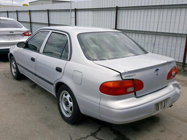 1Y1SK5281YZ423787 - 2000 CHEVROLET GEO PRIZM SILVER photo 3