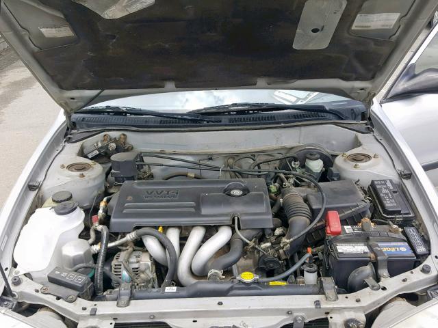 1Y1SK5281YZ423787 - 2000 CHEVROLET GEO PRIZM SILVER photo 7