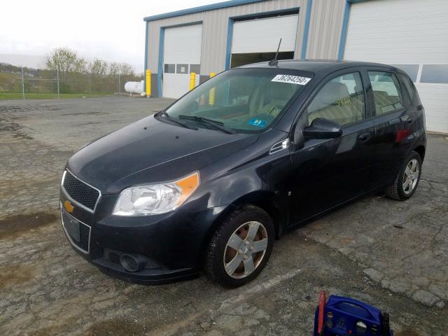 KL1TD66E19B635860 - 2009 CHEVROLET AVEO LS  photo 2