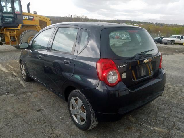 KL1TD66E19B635860 - 2009 CHEVROLET AVEO LS  photo 3