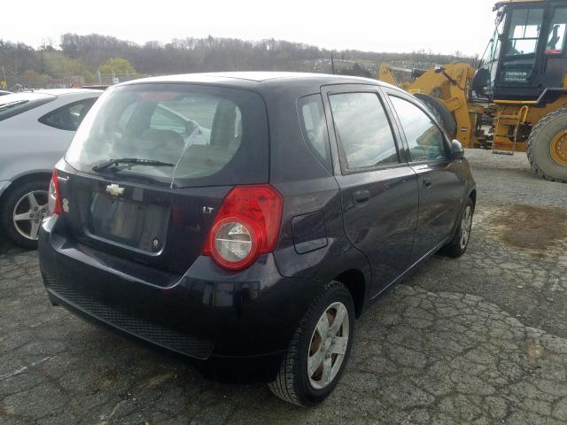 KL1TD66E19B635860 - 2009 CHEVROLET AVEO LS  photo 4