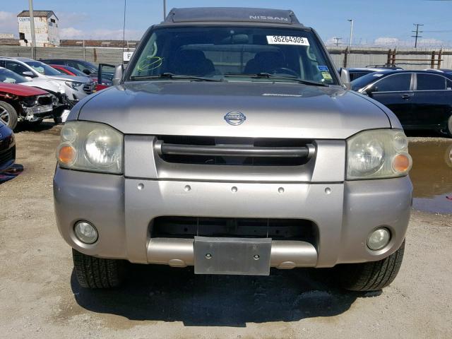 1N6ED27T32C365518 - 2002 NISSAN FRONTIER C SILVER photo 9