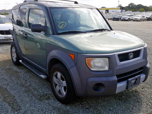 5J6YH28553L035704 - 2003 HONDA ELEMENT EX GREEN photo 1