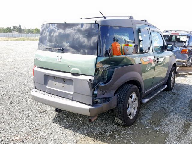 5J6YH28553L035704 - 2003 HONDA ELEMENT EX GREEN photo 4