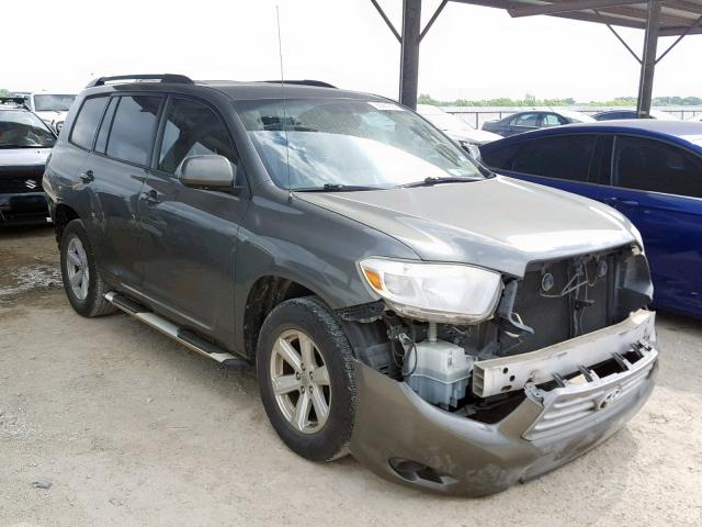 5TDZK3EH1AS023044 - 2010 TOYOTA HIGHLANDER GREEN photo 1