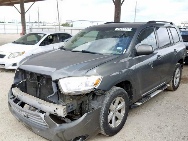 5TDZK3EH1AS023044 - 2010 TOYOTA HIGHLANDER GREEN photo 2