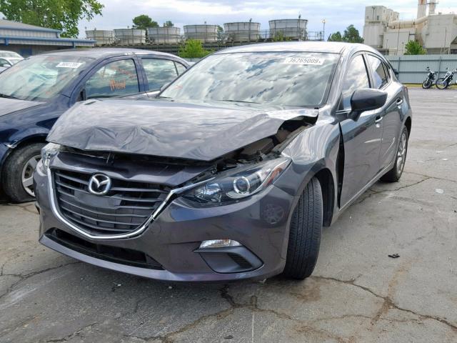 3MZBM1L74EM103578 - 2014 MAZDA 3 TOURING GRAY photo 2