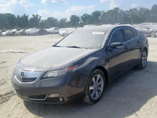 19UUA8F5XEA001935 - 2014 ACURA TL TECH CHARCOAL photo 2