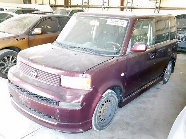 JTLKT324764053169 - 2006 TOYOTA SCION XB 栗色 照片 2