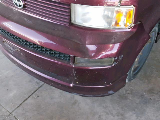 JTLKT324764053169 - 2006 TOYOTA SCION XB 栗色 照片 9