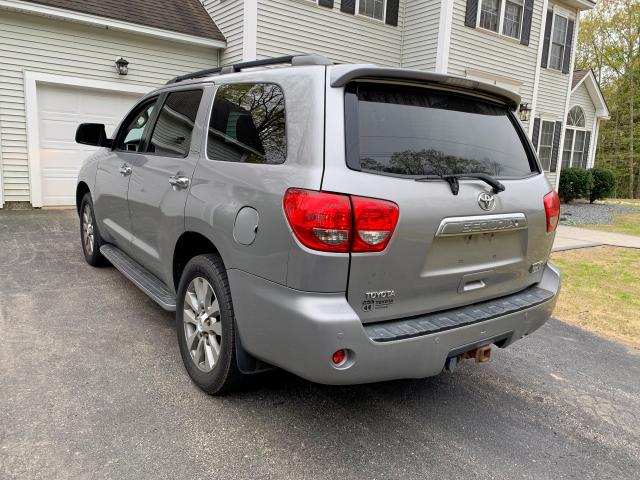 5TDBY68A08S009792 - 2008 TOYOTA SEQUOIA LI SILVER photo 2