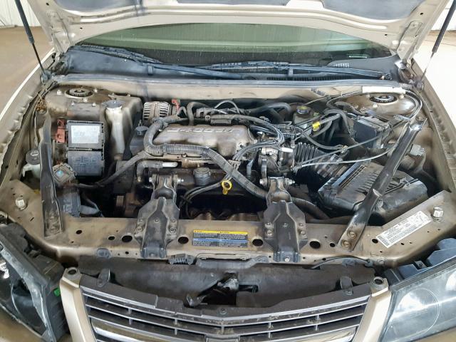 2G1WF52E949423291 - 2004 CHEVROLET IMPALA GOLD photo 7