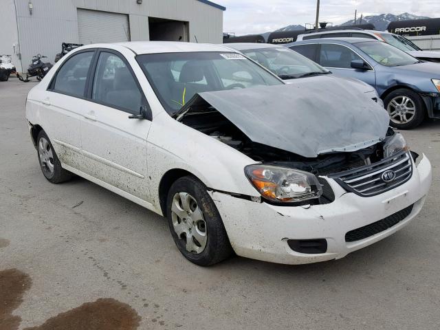 KNAFE221895657316 - 2009 KIA SPECTRA EX WHITE photo 1