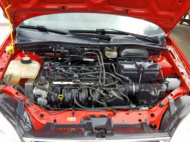 1FAFP34N76W140779 - 2006 FORD FOCUS ZX4 RED photo 7