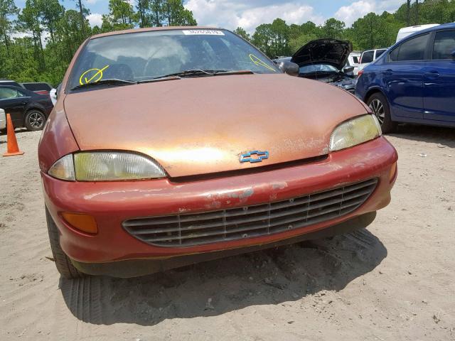 1G1JF5244W7144191 - 1998 CHEVROLET CAVALIER L RED photo 9