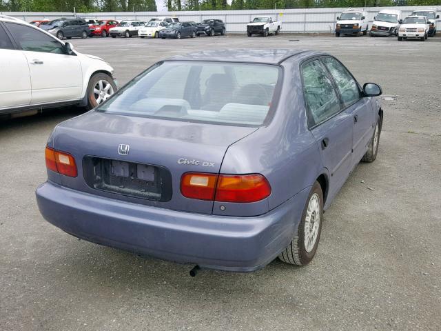 1HGEG8640RL012141 - 1994 HONDA CIVIC DX GRAY photo 4