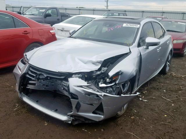 JTHC81D26J5027276 - 2018 LEXUS IS 300 SILVER photo 2