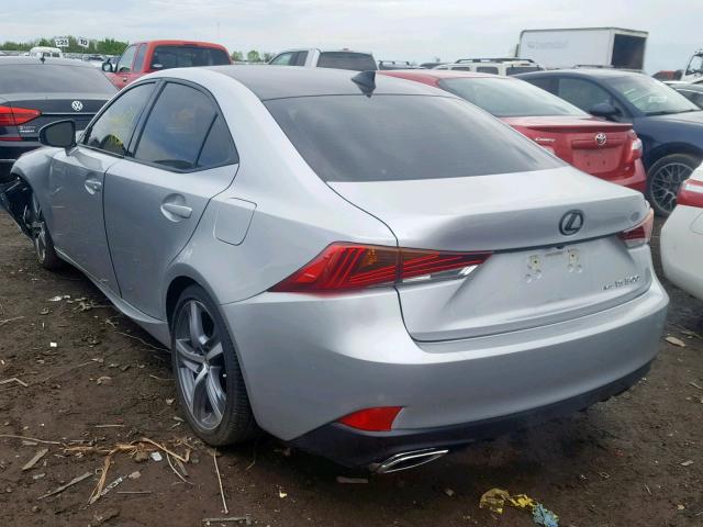 JTHC81D26J5027276 - 2018 LEXUS IS 300 SILVER photo 3