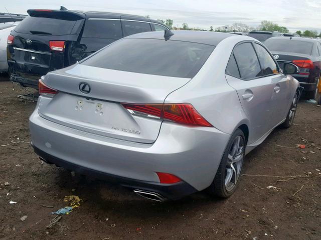 JTHC81D26J5027276 - 2018 LEXUS IS 300 SILVER photo 4