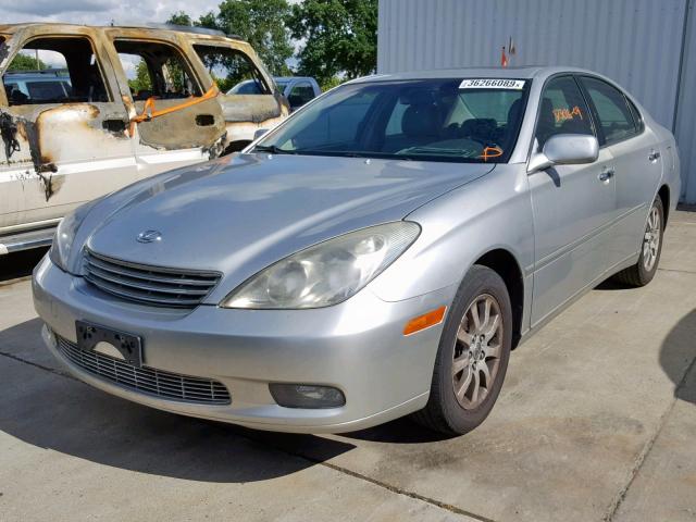 JTHBA30G440011639 - 2004 LEXUS ES 330 SILVER photo 2