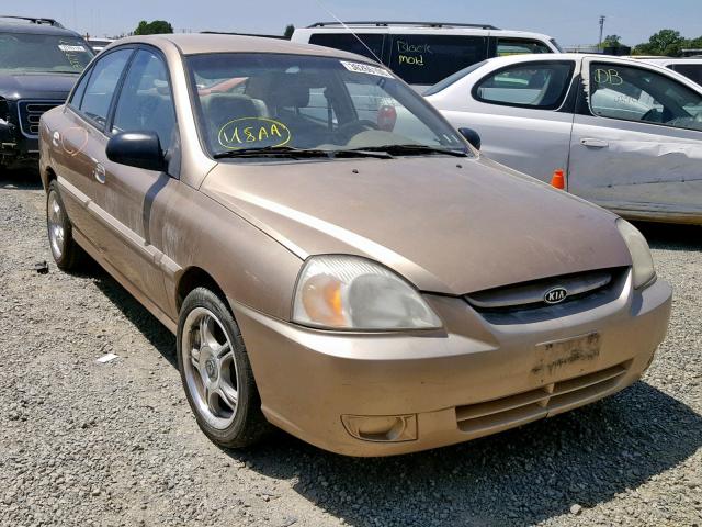 KNADC125656384844 - 2005 KIA RIO GOLD photo 1