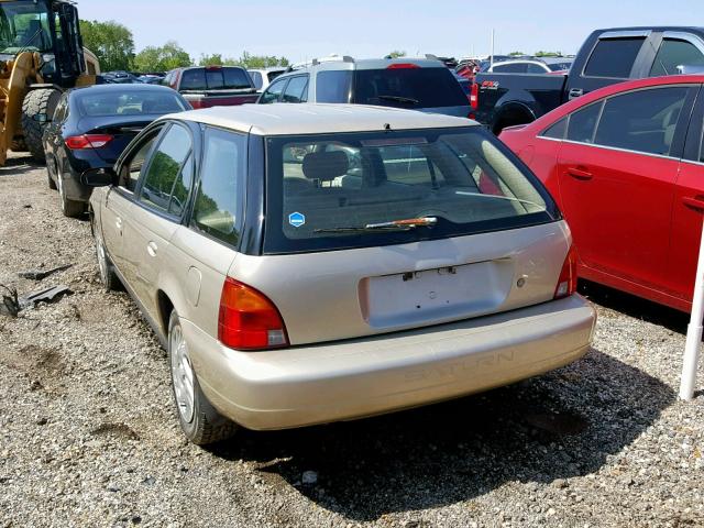 1G8ZJ8272XZ337511 - 1999 SATURN SW2 BEIGE photo 3