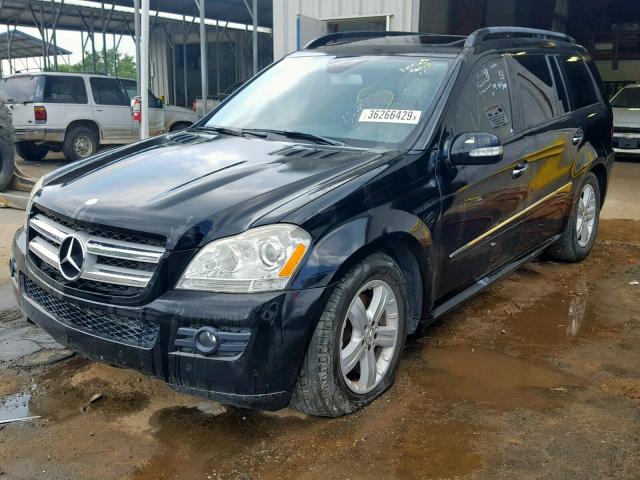 4JGBF71E08A389332 - 2008 MERCEDES-BENZ GL 450 4MA BLACK photo 2