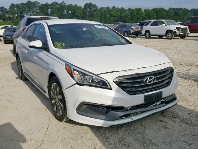 5NPE34AF8FH153597 - 2015 HYUNDAI SONATA SPO WHITE photo 1