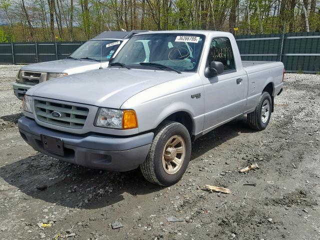 1FTYR10D13TA23596 - 2003 FORD RANGER SILVER photo 2