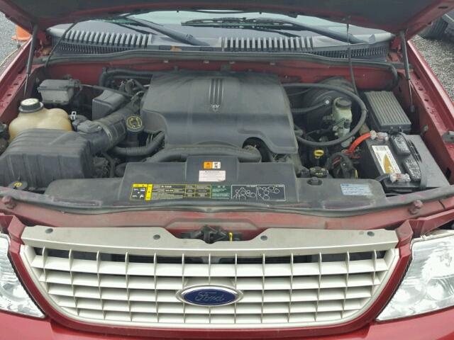 1FMZU84W33UA66575 - 2003 FORD EXPLORER E RED photo 7