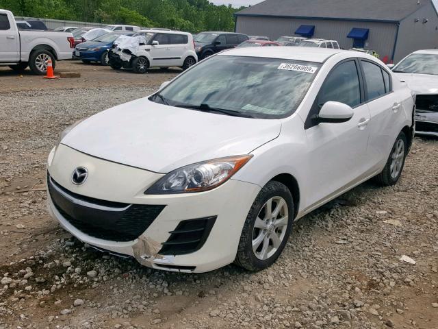 JM1BL1UG0C1584377 - 2012 MAZDA 3 I WHITE photo 2