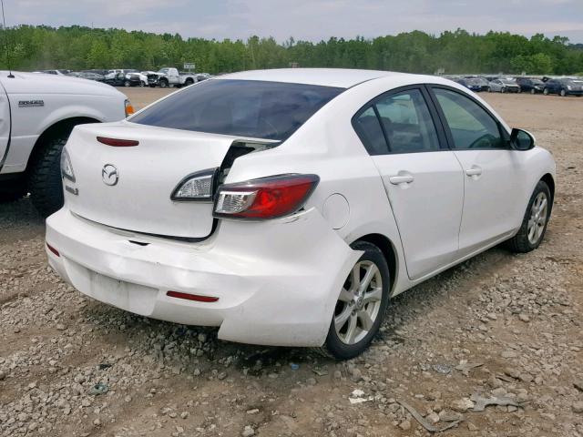 JM1BL1UG0C1584377 - 2012 MAZDA 3 I WHITE photo 4