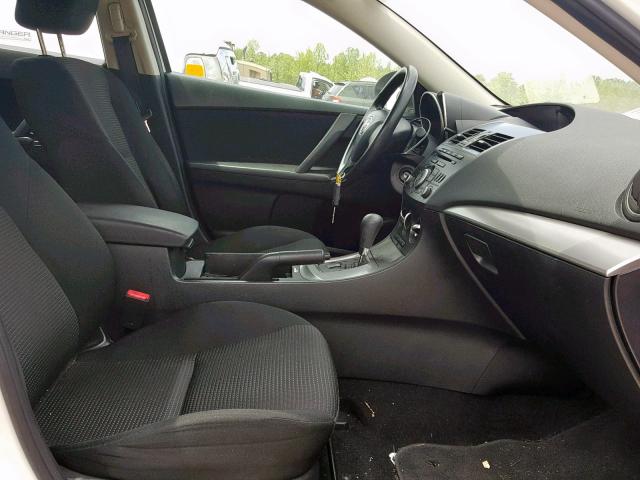 JM1BL1UG0C1584377 - 2012 MAZDA 3 I WHITE photo 5