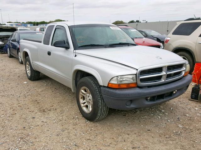 1D7HL12X93S114538 - 2003 DODGE DAKOTA SXT SILVER photo 1