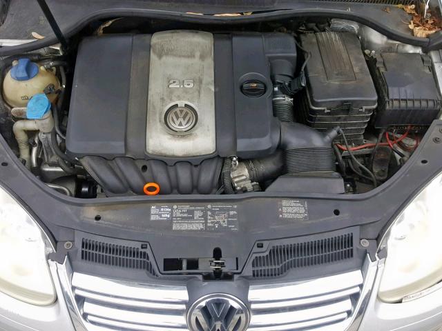 3VWSG71K96M728805 - 2006 VOLKSWAGEN JETTA 2.5 SILVER photo 7