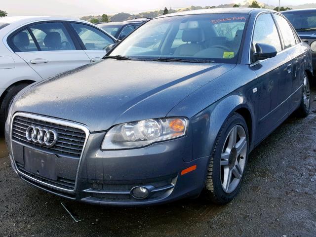 WAUDH78E26A113953 - 2006 AUDI A4 3.2 QUA GRAY photo 2