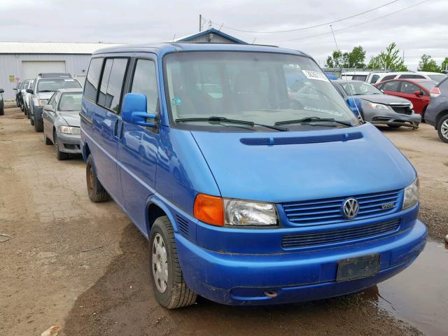 WV2MH4703YH032284 - 2000 VOLKSWAGEN EUROVAN MV BLUE photo 1