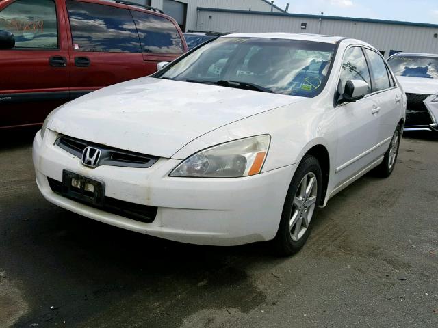 1HGCM66503A033460 - 2003 HONDA ACCORD EX WHITE photo 2