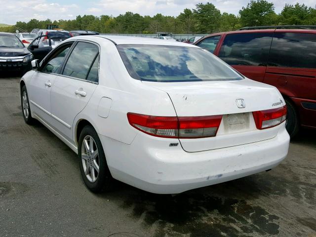 1HGCM66503A033460 - 2003 HONDA ACCORD EX WHITE photo 3