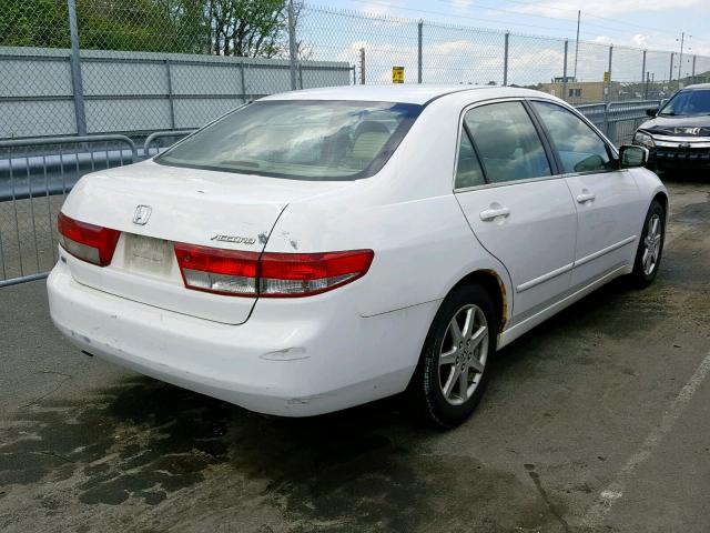 1HGCM66503A033460 - 2003 HONDA ACCORD EX WHITE photo 4