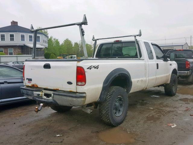 1FTSX31L74ED57893 - 2004 FORD F350 SRW S WHITE photo 4