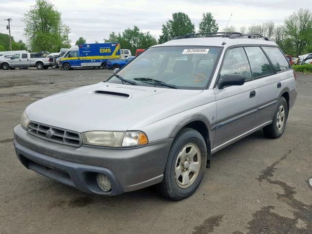 4S3BG6850X7643862 - 1999 SUBARU LEGACY OUT SILVER photo 2