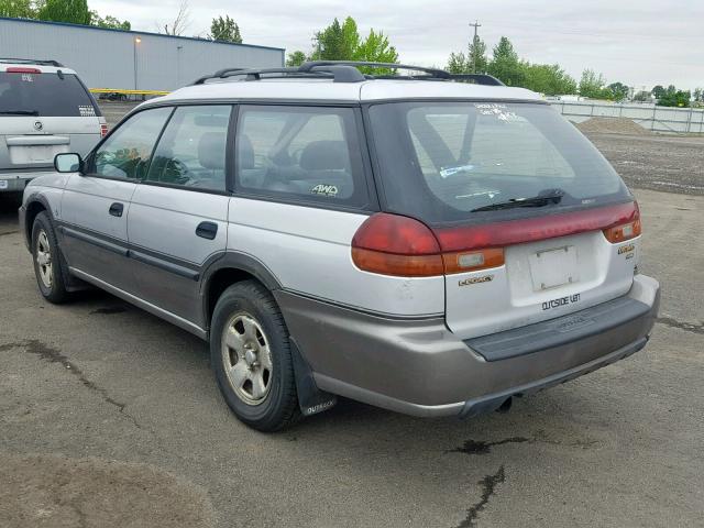 4S3BG6850X7643862 - 1999 SUBARU LEGACY OUT SILVER photo 3