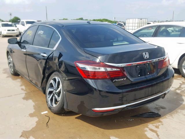 1HGCR2F80GA204296 - 2016 HONDA ACCORD EXL BLACK photo 3