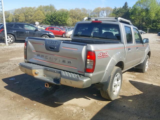 1N6MD27Y21C386639 - 2001 NISSAN FRONTIER C GRAY photo 4