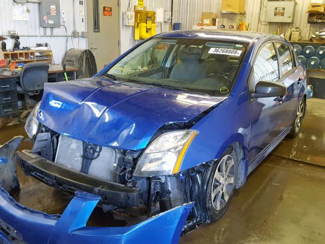 3N1AB6AP8BL718594 - 2011 NISSAN SENTRA 2.0 BLUE photo 2