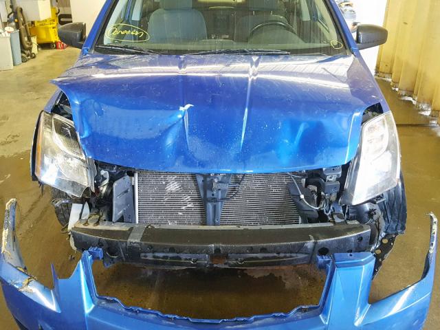 3N1AB6AP8BL718594 - 2011 NISSAN SENTRA 2.0 BLUE photo 9