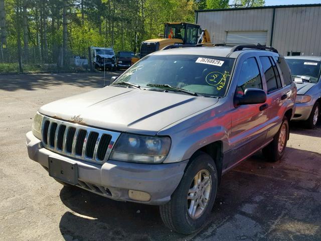 1J4GW48S62C112470 - 2002 JEEP GRAND CHER GRAY photo 2