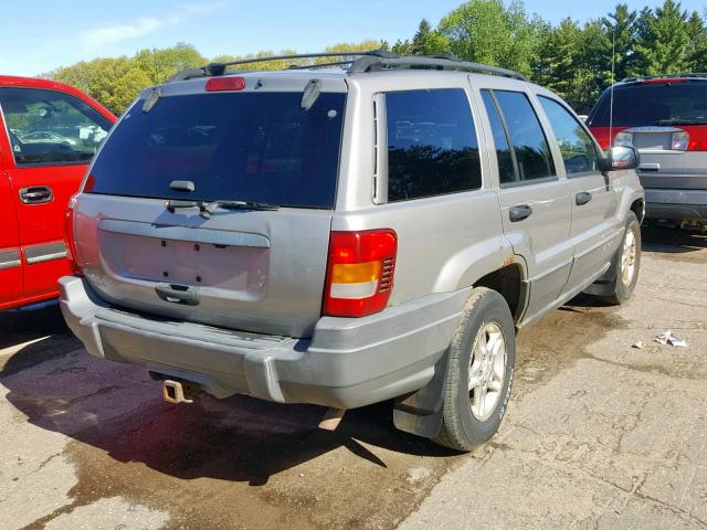 1J4GW48S62C112470 - 2002 JEEP GRAND CHER GRAY photo 4